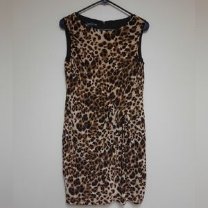Jones New York Leopard Print Dress
